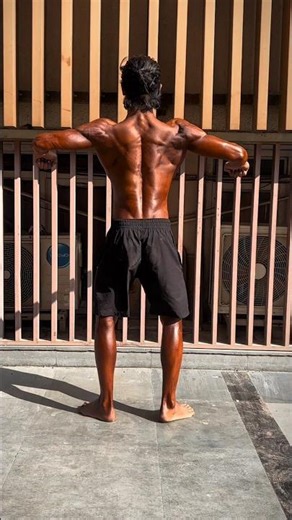 : — मसलमेनिया कंपटीशन कंप्लीट करने के बाद 😊 #muscles #explore #attractive #transformation #newdelhi