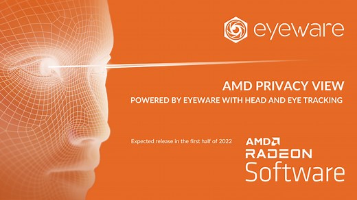 AMD Privacy View - Co-developed By Eyeware And AMD