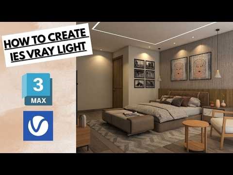 IES Lights in 3ds Max & VRay | VRayIES | HOW TO CREATE IES LIGHTS IN EASY STEPS