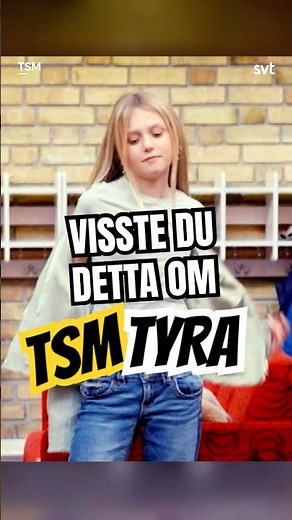⭐Visste du detta om TSM-Tyra?⭐ #tsm #tsmsvt #bts #svtplay #svtbarn #säsong2 #kärlek #drama