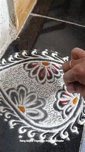 #shorts रोजची आकर्षक रांगोळी Daily Rangoli designs