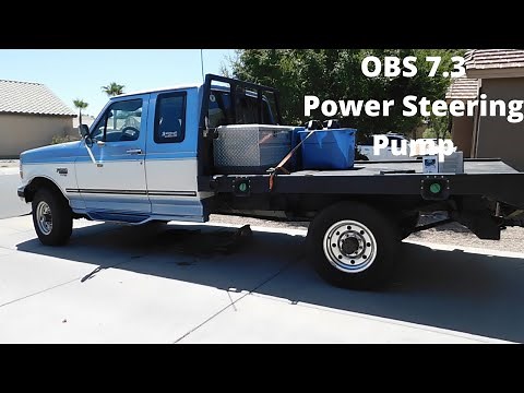 Ford 7.3 Power Steering Pump Replacement