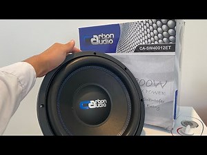 Unboxing of the 800W Carbón Audio subwoofer | Does it thunder hard?