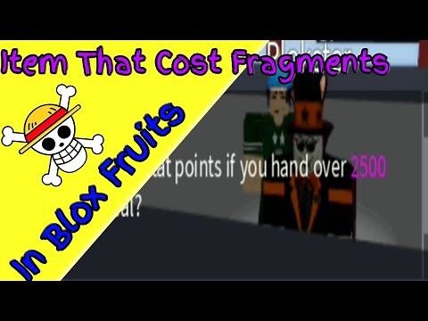 Item That Cost Fragments | Blox Fruits | [ROBLOX]