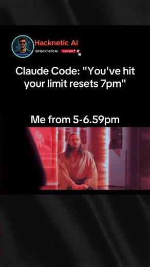 POV Hits Claude Code Limit 😁 #claude #coding #programming #javascript