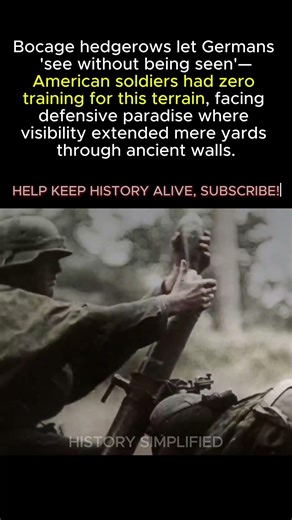 See Without Being Seen — Americans UNPREPARED for Bocage || WW2 #shorts #ww2
