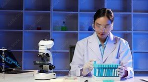 Recording experimental results in the laboratory for planning Science review or checklist Scientists report and write the results of tests, solutions, drugs, documents, and medical research.