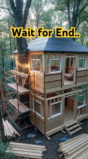 Luxury Treehouse Built Step-by-Step 🌳 | Satisfying Fast Construction Timelapse #timelapse