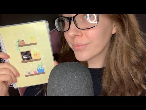 ASMR Tapping On A Sticker Collection Book (No Talking)