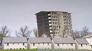 Explosive end for flats