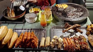 Various Types Meat Seafood Cooked On Stock Footage Video (100% Royalty-free) 1023562699 | Shutterstock