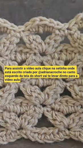 Crochet flower stitch. The video tutorial is now available!