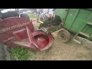 Whirl-A-Feed Blower Eats the Corn Silage
