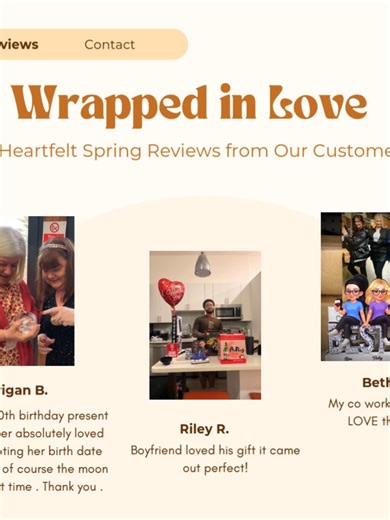 Spring is more than a season. In Wrapped in Bloom. Heartfelt Spring Stories from Our Customers, we’re celebrating the beautiful memories our customers created with their personalized gifts from TrendingCustom.com 💝 Because when it’s made just for them… it blooms forever. 🌟 What our customers say means the world to us. 🛒 Shop now at www.TrendingCustom.com 🔖 #TrendingCustom#PersonalizedGifts 📌 #ReviewOfTheWeek