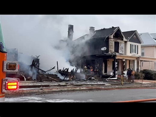 UPDATE: Multiple homes impacted by fire in Martins Ferry, 1 burned to ground... Salvation Army Disaster Services on scene serving coffee to firefighters. For full updates click the link below FULL UPDATES: https://www.wtrf.com/top-stories/large-structure-fire-in-martins-ferry-crews-on-scene/?utm_medium=social&utm_source=facebook_WTRF_7News | WTRF 7News