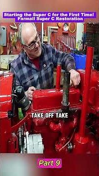 Starting the Super C for the First Time! Farmall Super C Restoration #tractor #farmlife #farming