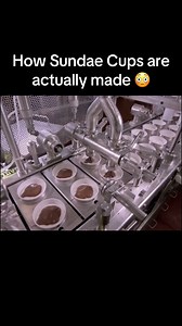 How Sundae Cups are actually made | carzy facts