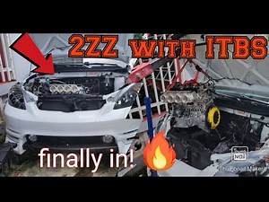 The 2zz with itbs is done and going in the matrix