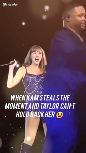 Taylor Swift Completely Loses It Laughing at Kam During "Bejeweled" #taylorswift #swifties #erastour