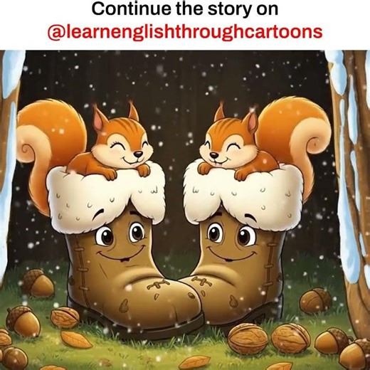 Learn English Through Cartoons - The fate of the old boots #short