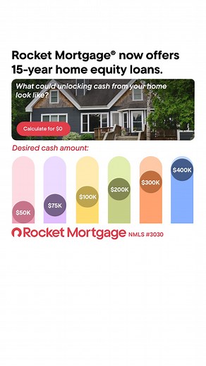 Access your home’s equity and keep your current mortgage rate by getting a home equity loan. No hassle. No expensive fees. Calculate your equity amount today for $0. ​ How soon do you need funds? Two weeks https://tinyurl.com/srh6nrey Next month https://tinyurl.com/srh6nrey 1 to 3 months https://tinyurl.com/srh6nrey Other https://tinyurl.com/srh6nrey | Rocket | Facebook