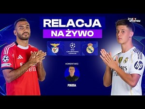 Benfica - Real Madryt | MECZ NA ŻYWO | Liga Mistrzów UEFA Champions League | RELACJA LIVE WYNIK