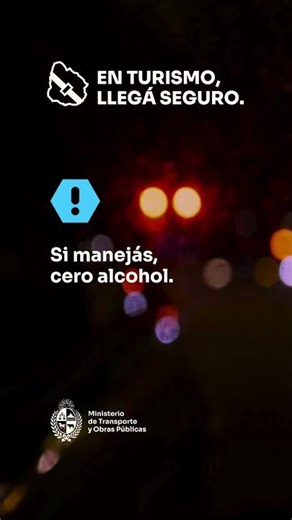 MTOP: Campaña de seguridad vial y ferroviaria- Turismo 2026