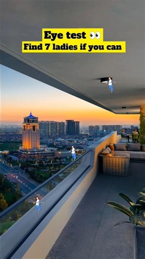 Can you spot all 7 hidden ladies? 👀 || #shorts