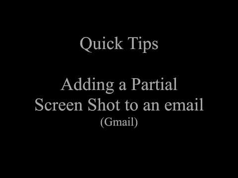 Quick Tips Insert Picture in Email using Snipping Tool