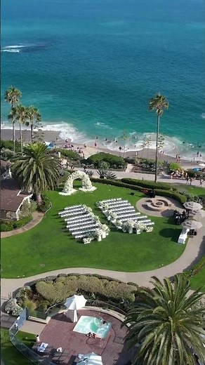 Aerial Elegance: Jenna & Kyle's Wedding Film - Stunning Drone Footage in Montage Laguna Beach!