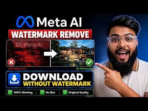 Meta AI Video Downlode Without Watermark || No Copy & Paste (100% Free)