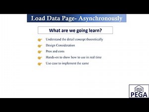#PEGA Load Data Page - #Asynchronously