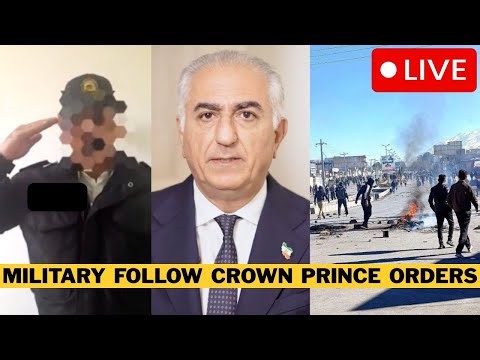 🚨 BREAKING: Iranian Military And Police DEFECT To Revolution - Crown Prince Gives Order To Army