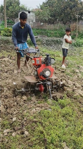 China Chhota tractor working in rotavator #viral #trending #ytshorts #youtubeshorts