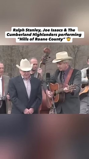 7.4K views · 7.6K reactions | Rare footage of Ralph Stanley, Joe Isaacs & The Cumberland Highlanders performing “Hills of Roane County” 鸞 | Bluegrasscountry | Facebook