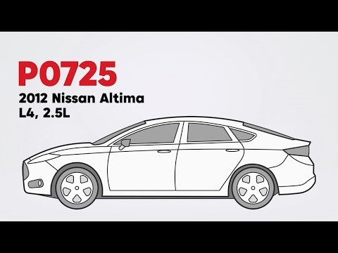 How to Fix P0725 on the 2012 Nissan Altima L4, 2.5L