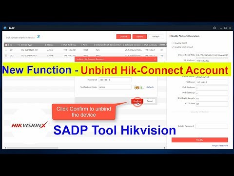 SADP TOOL HIKVISION 2019 NEW FUNCTION