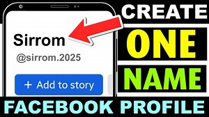 How to Make ONE-NAME Facebook Account or Profile 2025 | HungryMe Tutorials