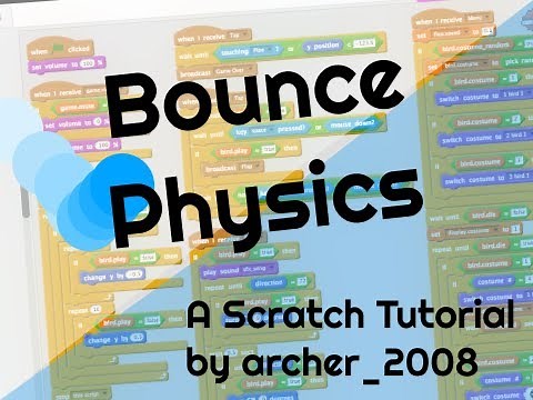Bounce Physics in Scratch! | MOST REALISTIC Bounce effect! | Tutorial by archer_2008