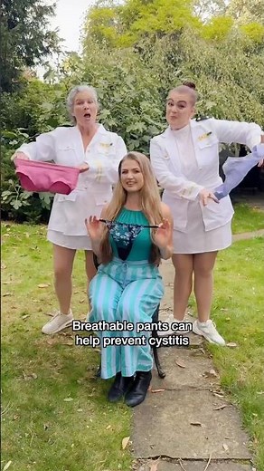 Have you ever had cystitis? Breathable pants all the way 😂 #cystitis #womenshealth #uti #musical
