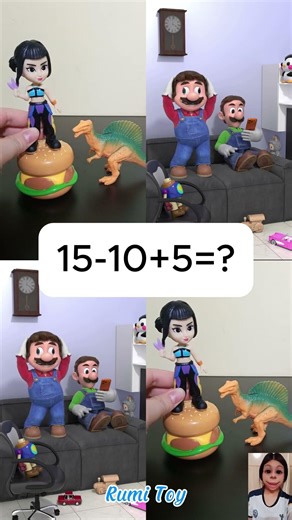 Mario Tease Zoey & Dinosaurs - Funny Moments #rumitoy #kpopdemonhunters #memes