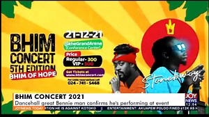 BHIM Concert 2021: Dancehall great Beenie Man confirms he's performing at event. #TheUltimateExperience | Joy Prime
