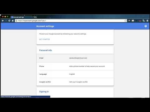 Changing a Google Acount Email Address