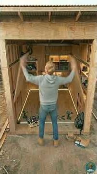 Hidden Storage Wall Shelter | Smart Space Transformation Build