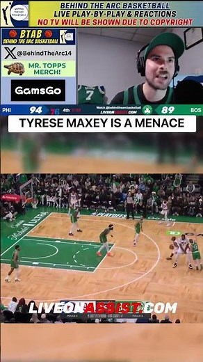 TYRESE MAXEY TAKES OVER 4TH QTR! NBA Playoffs Game 2: Philadelphia 76ers vs Boston Celtics (4/21/26)