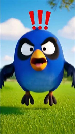 Blue Angry Bird 😡🔥 | Full Action Gameplay | Angry Birds Level Win 💥