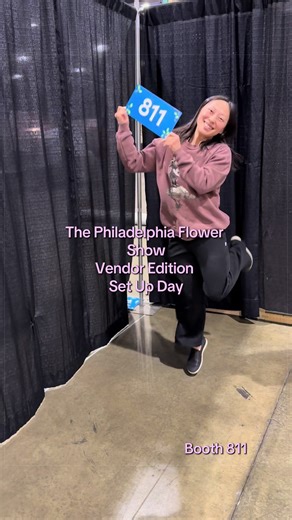 Behind the Scenes at the Philadelphia Flower Show Vendor Setup