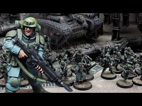 SPEED PAINTING IMPERIAL GUARD | ASTRA MILITARUM | WARHAMMER 40k | CADIA | Our Armies