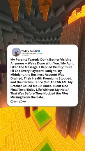 My Parents Texted: 'Don't Bother Visiting Anymore — We're Done With You.' My Aunt Liked the Message. | Gaming Guru