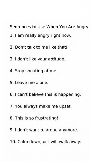 angry sentence Learn English Easily ..and Speak Like a Pro!